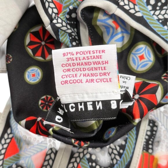 Gretchen Scott Womens Size L Dress Jersey Bordertown Ditto Equestrian V-Neck - Picture 8 of 9